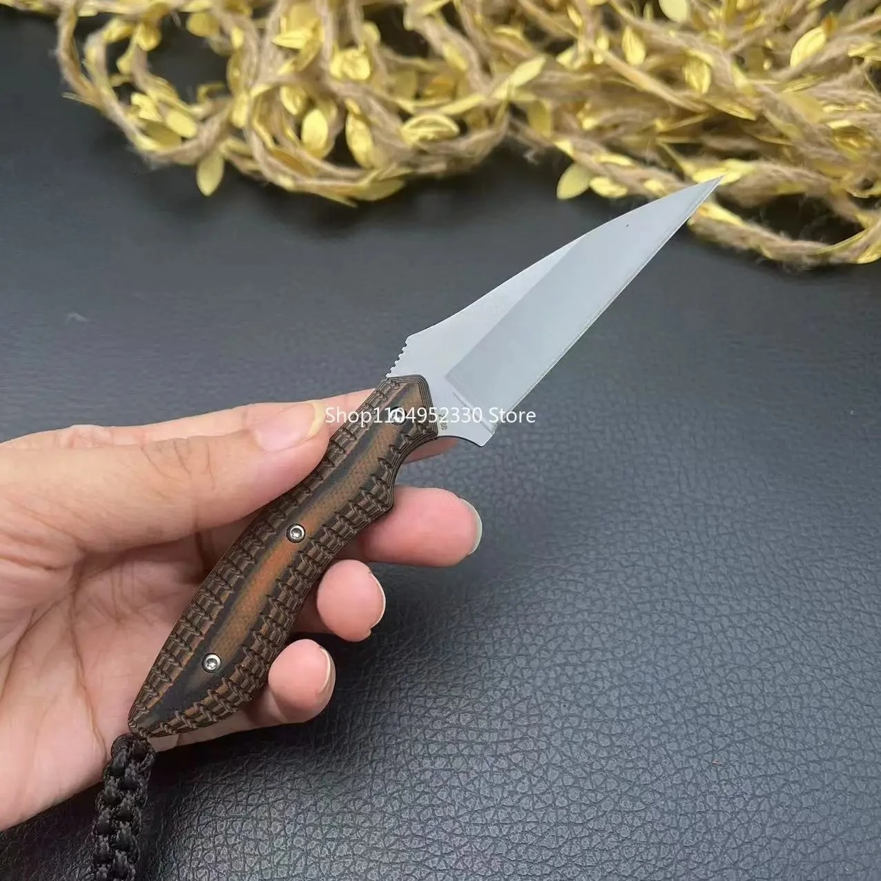 Bushcraft Knife Fixed - 2388 Portable Wilderness Activities Utility Knives