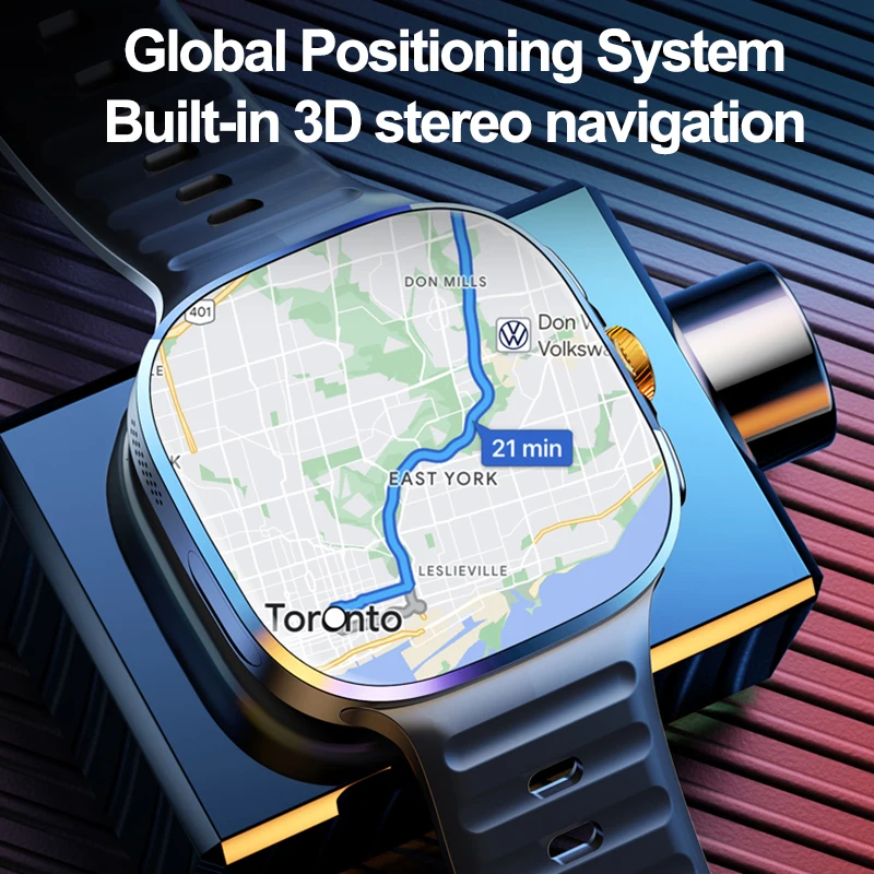 New Large Screen Smartwatch 4G - Compass Lensatic review and price