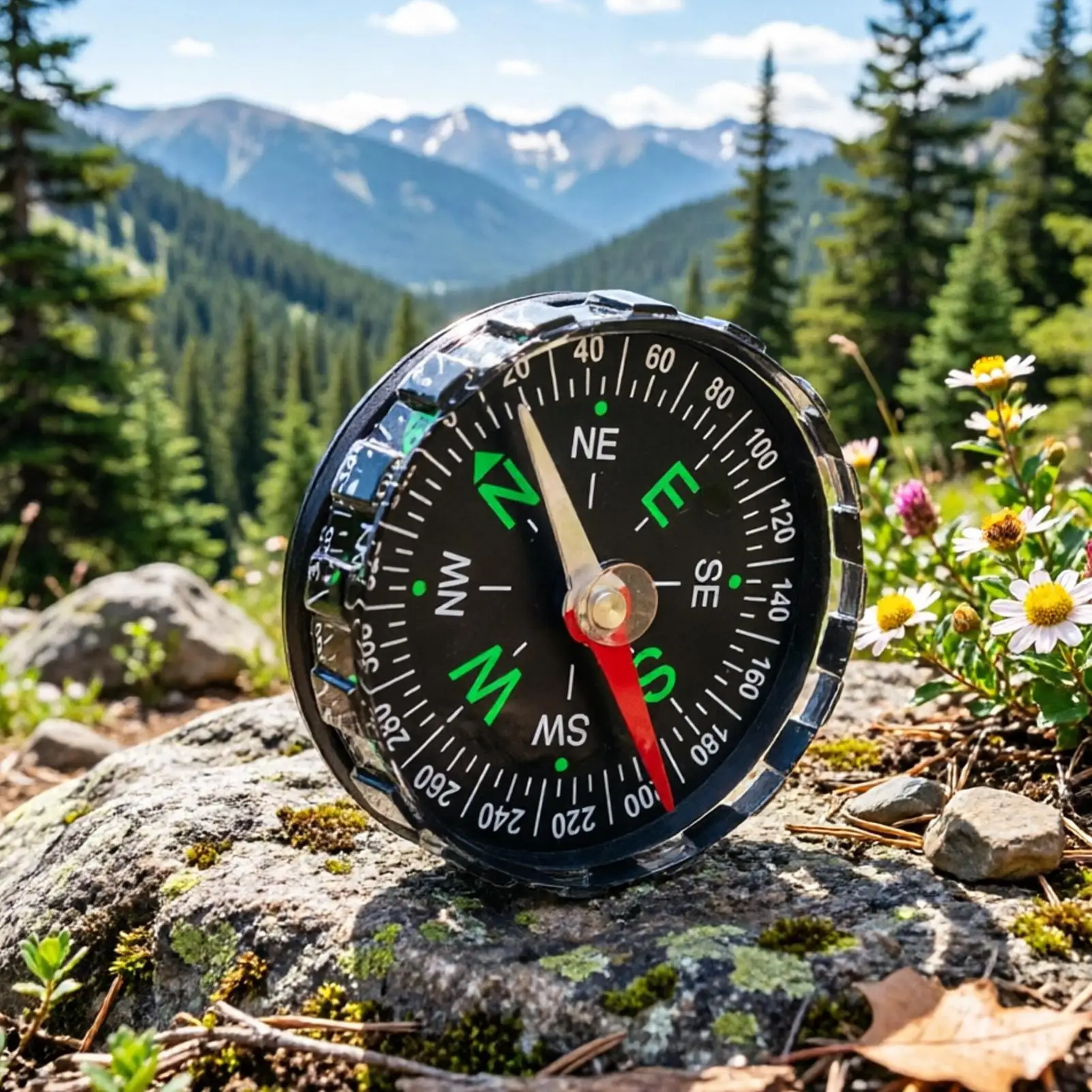 Portable Magnetic Pocket Compa - Compass Lensatic review and price