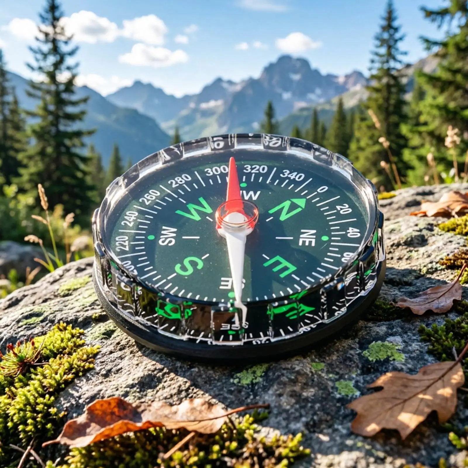 Portable Magnetic Pocket Compa - Compass Lensatic review and price