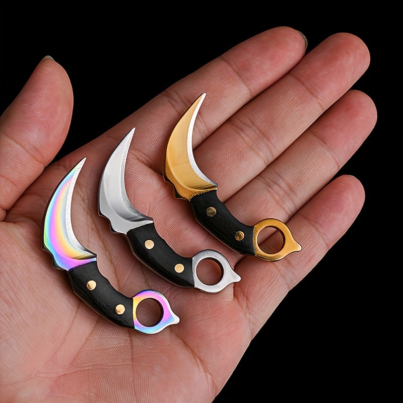 Mini Knife Keychain Pocket Kni - Bushcraft Knife Fixed review and price