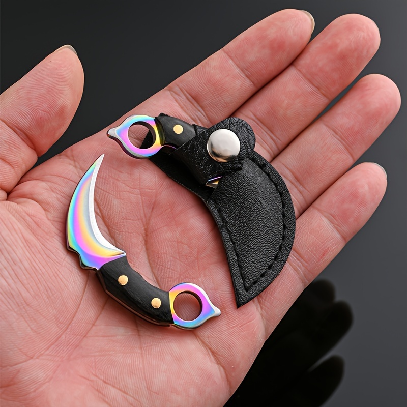 Mini Knife Keychain Pocket Kni - Bushcraft Knife Fixed review and price