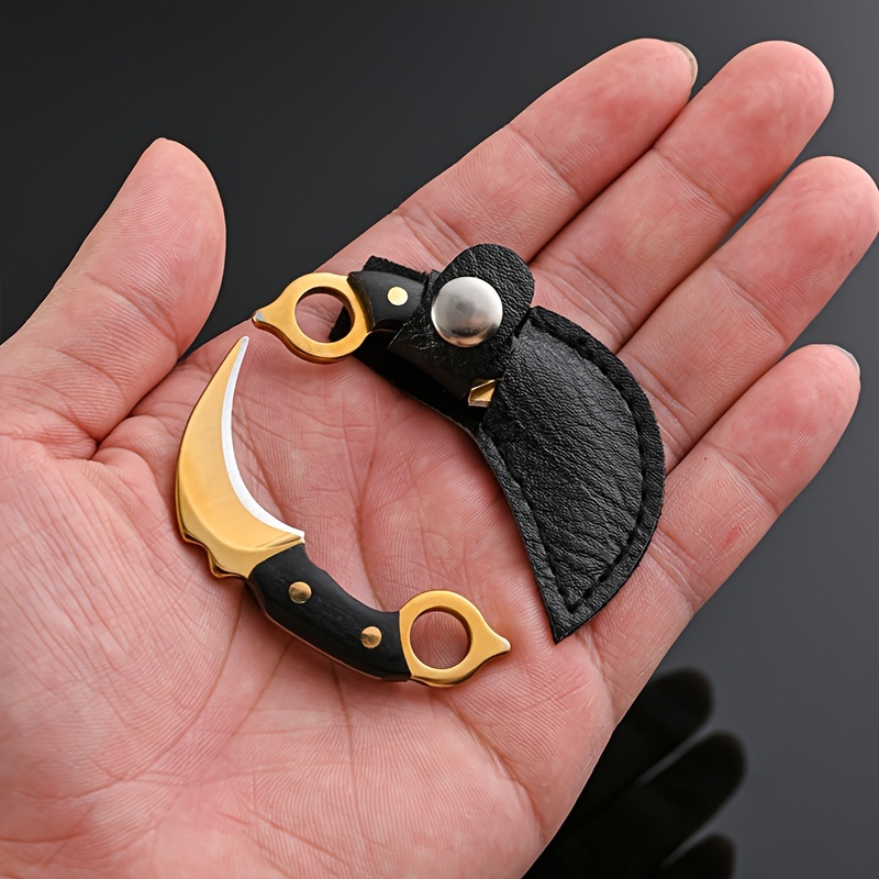 Mini Knife Keychain Pocket Kni - Bushcraft Knife Fixed review and price